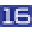 Blue 16 Media Icon
