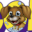Golden mobile grooming Icon