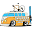 Suburban Ski and Bike Icon