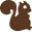 Brown Squirrel Furniture Icon