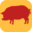 Red Pig Garden Tools Icon