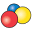 Rainbow Balloons Icon