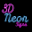 3D Neon Signs Icon