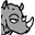Sarcastic Rhino Icon