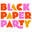 Black Paper Party Icon