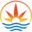 Beach Fire Cannabis Icon
