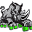 Rhino Roller Skates Icon