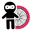 Ninja Mountain Bike Performance Icon