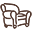 Club Furniture Icon