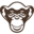 Chimpanzee Bar Icon