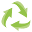 High Tech Recycling Icon