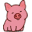 Posing Pig Icon