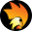 Golden Flame Hot Wings Icon