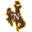Brown and Gold Icon