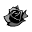 Black Rose Writing Icon