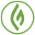 Green Flower Icon