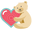 My Baby's Heartbeat Bear Icon