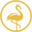 De Gele Flamingo Icon
