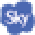 Blue Sky Stock Footage Icon
