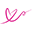 Pink Stork Icon