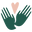 Hands-to-hearts Icon