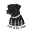 Four Black Paws Icon