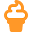 Orange Leaf Icon