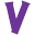 Violet Love Icon