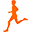 The Running Outlet Icon