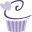 Purple Cupcakes Icon