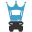 Golf Cart King Icon