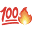 100 Fire Icon