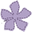 Periwinkle Rose Icon