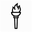 Solar Flame Torch Icon