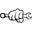Busted Knuckle Gear Icon