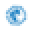 Blue Key World Icon