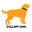 Yellow dog Icon