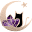 Moon Cat Crystals Icon