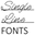 Single Line Fonts Icon