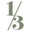 One/Third Icon