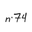 Numero 74 Icon