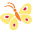 Joyful Butterfly Icon