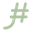 Hashtag CBD Products Icon