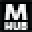 Monochrome Hub VLC. Icon