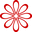 Red Daisy Icon