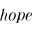 Hope Fragrances Icon