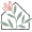 Flower & Home Icon