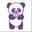 Purple Panda Planner Pals Icon