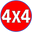 4x4 Graphics Icon