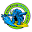 Surfing Rhino Icon